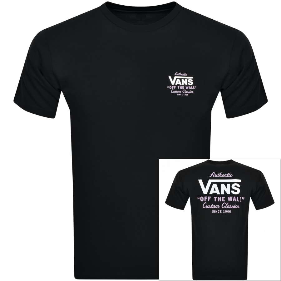 Vans Holder St Classic T Shirt Black White XL
